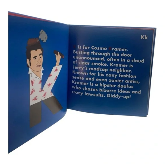 Seinfeld Legends Alphabet Book by - Blue and Yellow - Picture 7 of 7